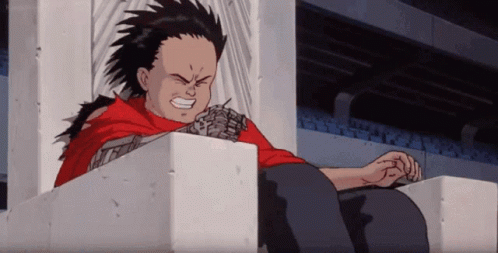 Akira Tetsuo Shima Bionic Arm Transformation GIF