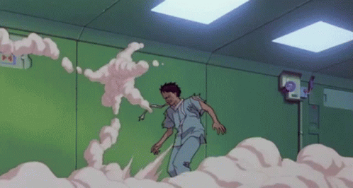 Akira Tetsuo Shima Realizes True Powers GIF