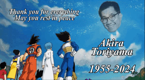 Akira Toriyama Born 1955-2024 GIF