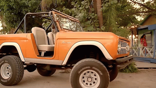 Akon Arrived Riding Jeep GIF