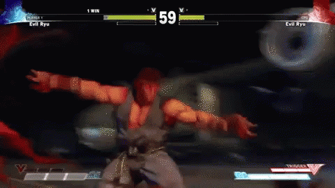 Akuma Almost Winning A Fight GIF