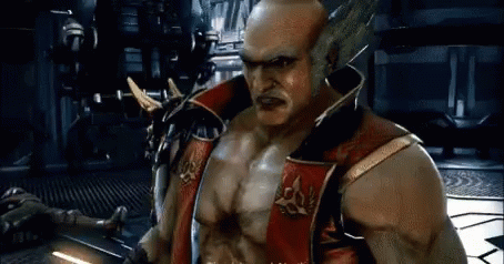 Akuma Vs Heihachi Battle GIF