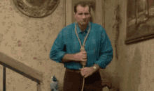 Al Bundy Putting A Rope GIF