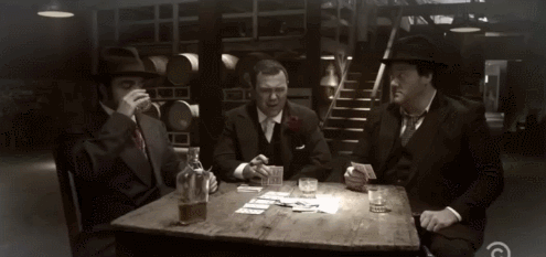 Al Capone Playing Cards GIF