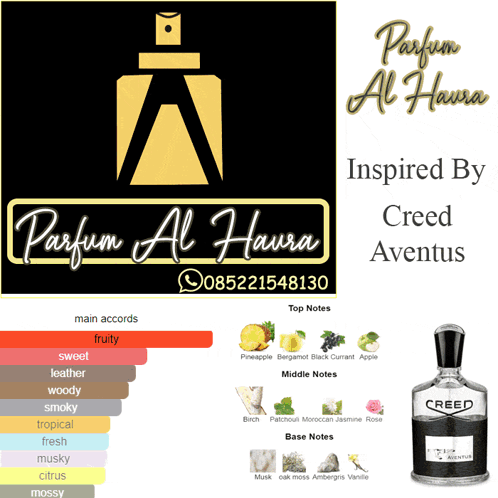 Al Haura Perfume Inspired by Creed Aventus
