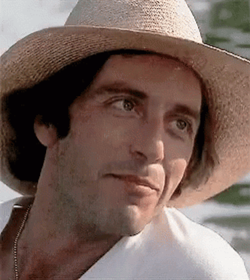 Al Pacino Charmingly Staring GIF