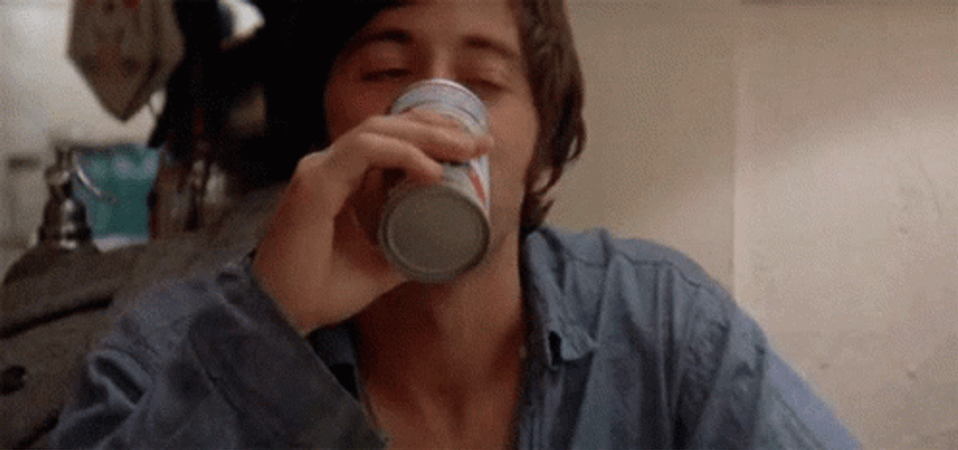 Al Pacino Drinking Soda GIF