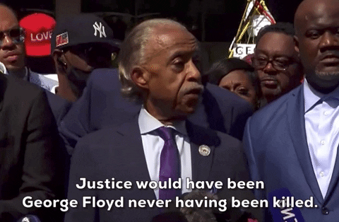 Al Sharpton George Floyd Never Having Been Killed GIF