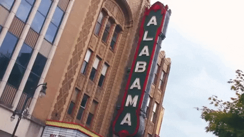 Alabama Theatre Street View GIF