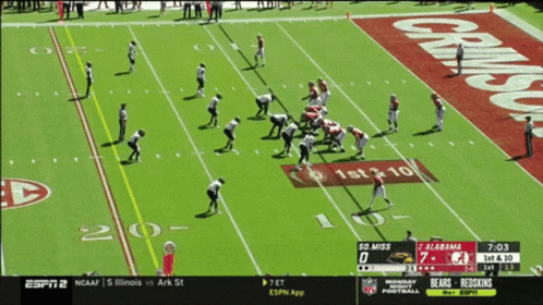 Alabama vs S. Illinois Football Game