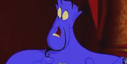 Aladdin Genie Lip Locked Secret Sign GIF