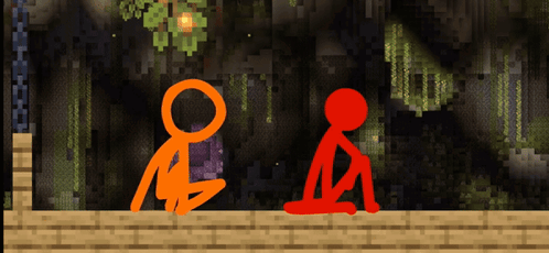 Alan Becker Orange And Red GIF