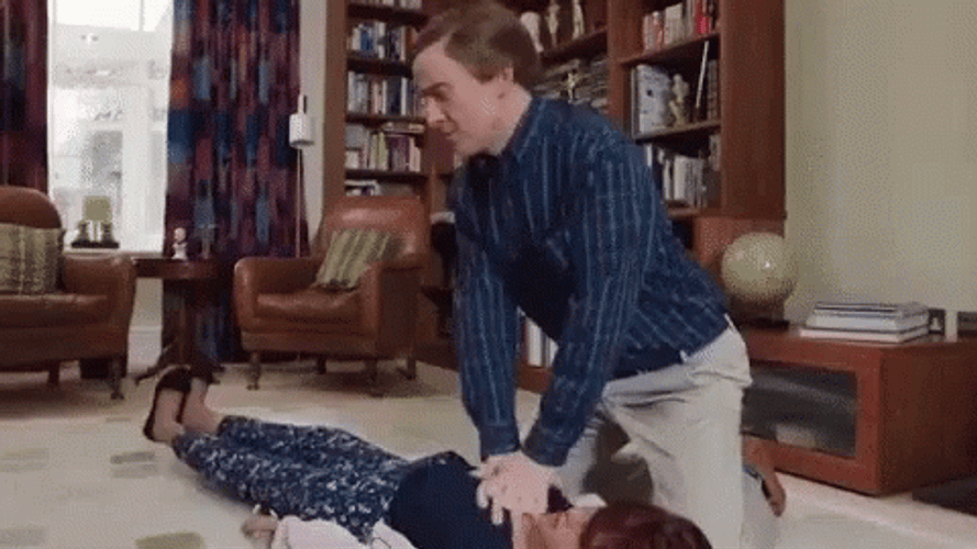 Alan Partridge Giving Cpr On Dummy GIF