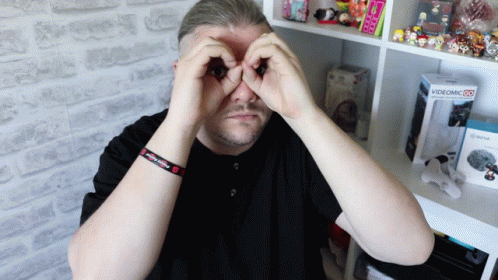 Alan Spicer Looking Around GIF