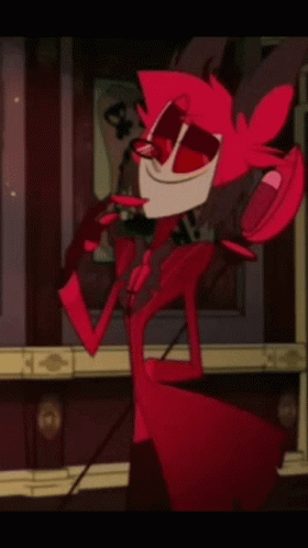 Alastor Thoughtful Expression GIF