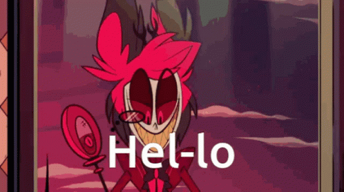 Alastor Saying Hello GIF