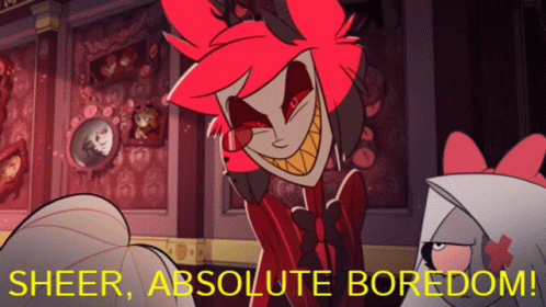 Alastor Absolute Boredom GIF