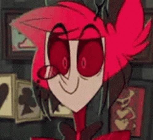 Alastor Creepy Smile GIF