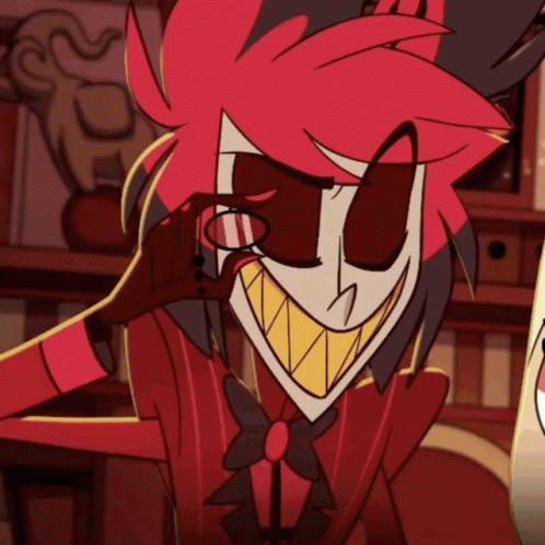 Alastor Demonic Flames GIF