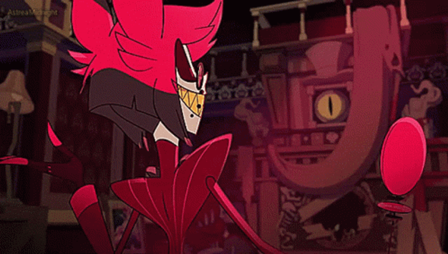Alastor Creepy Laugh GIF