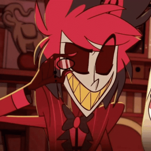 Alastor Demonic Flames GIF