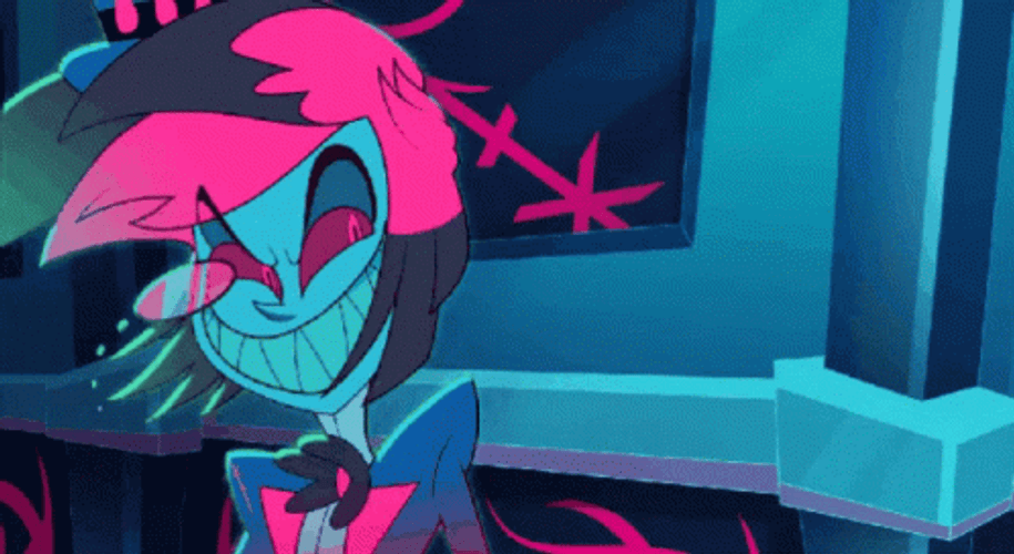 Alastor Hand Check Sign GIF