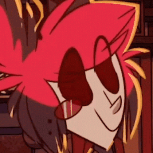 Alastor Smile Hazbin Hotel GIF