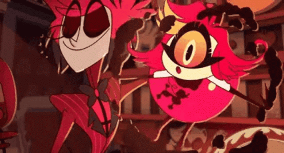 Alastor Smiling Devilishly GIF