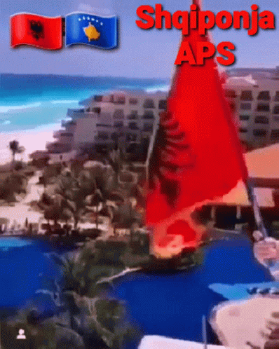 Albania Flag Marina Bay GIF