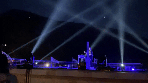 Albania Night Lights Dj Cryjaxx GIF