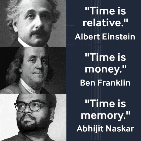 Albert Einstein Ben Franklin and Abhijit Naskar Quoted on Poster
