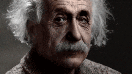 Albert Einstein Colored Image GIF