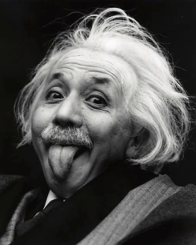 Albert Einstein Tongue Out Funny Face