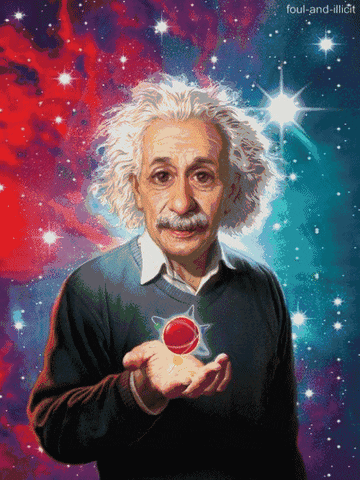 Albert Einstein Universe Physics GIF