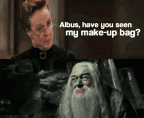 Albus Dumbledore You Seen My Make-up Bag GIF
