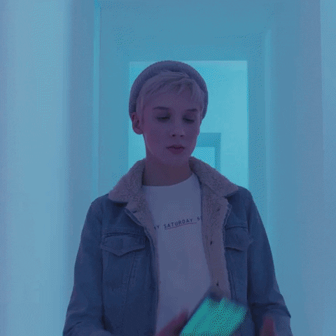 Alcatel Flaunt Aesthetic Neon Ad GIF