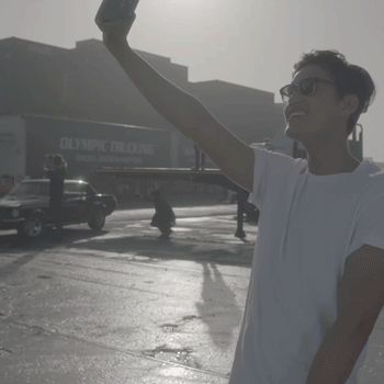 Alcatel Phone Guy Selfie GIF