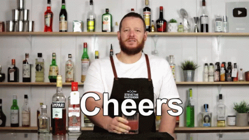 Alcohol Bartender Cheers GIF