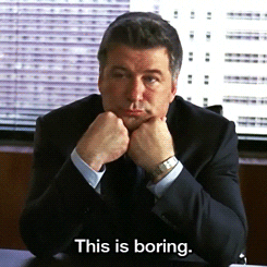Alec Baldwin Boring GIF