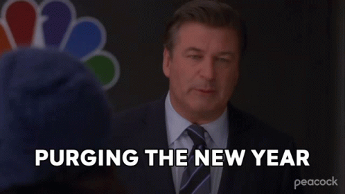 Alec Baldwin Purging New Year GIF