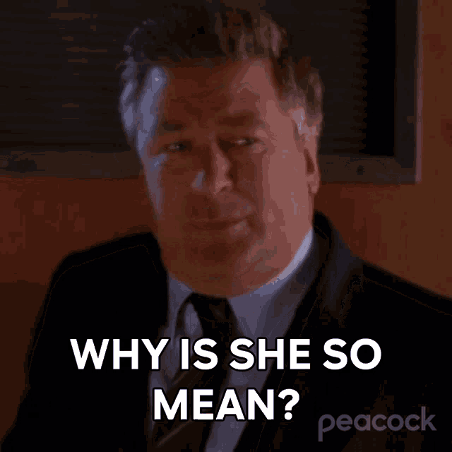 Alec Baldwin She's So Mean GIF