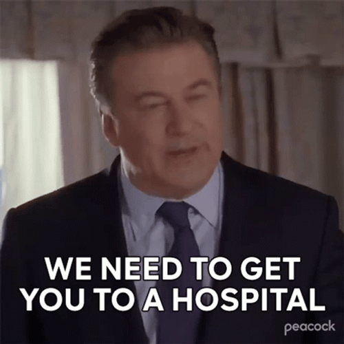 Alec Baldwin To A Hospital GIF 