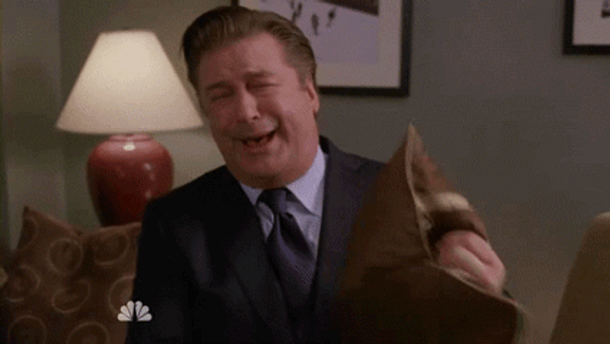 Alex Baldwin Hysterical Trying Not To Cry GIF