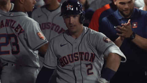 Alex Bregman Awkward Walk GIF