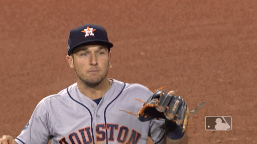 Alex Bregman Covering Head Cringe GIF