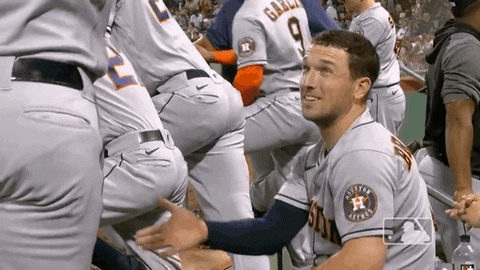Alex Bregman Hugged GIF
