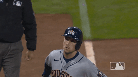 Alex Bregman Jumping GIF