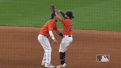 Alex Bregman Lifted Up GIF