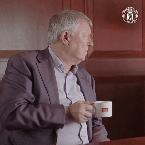 Alex Ferguson Sipping Tea GIF