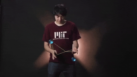 Alex Hattori Demonstrating Yo Yo Skills GIF